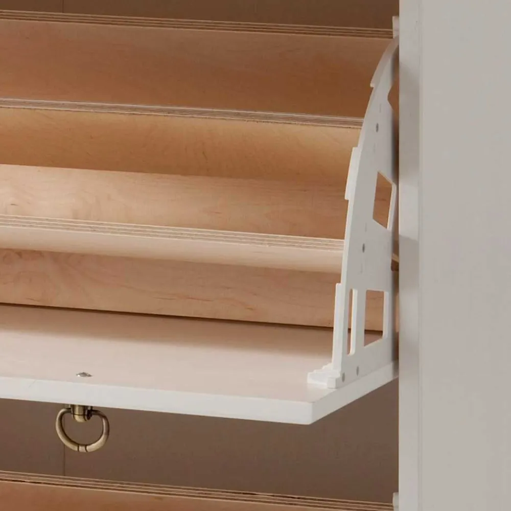Wohnen Garderoben<Weiße Flurmöbel im Landhausstil - Vesrav (dreiteilig)