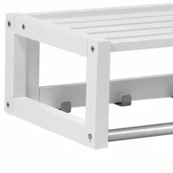 Wohnen Garderoben<Weiße Hängegarderobe aus Massivholz - Gorfu
