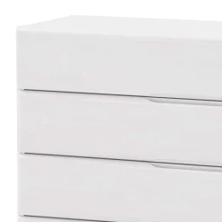 Wohnen Sideboards|Kommoden<Weiße Holzkommode Anvidia aus Buche massiv