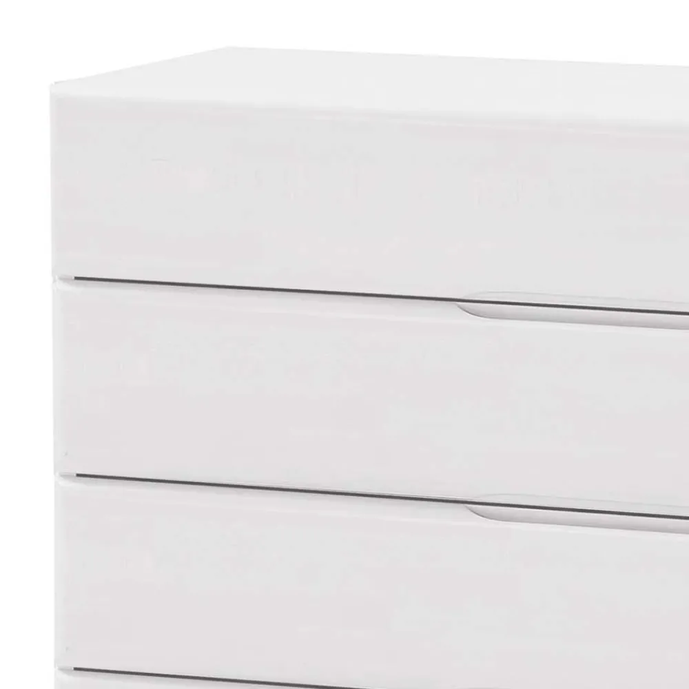 Wohnen Sideboards|Kommoden<Weiße Holzkommode Anvidia aus Buche massiv