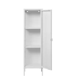 Wohnen Vitrinen<Weiße Vitrine aus Stahl - Sancrez