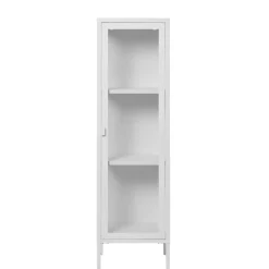 Wohnen Vitrinen<Weiße Vitrine aus Stahl - Sancrez
