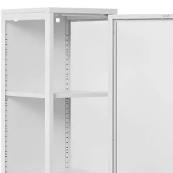 Wohnen Vitrinen<Weiße Vitrine aus Stahl - Sancrez