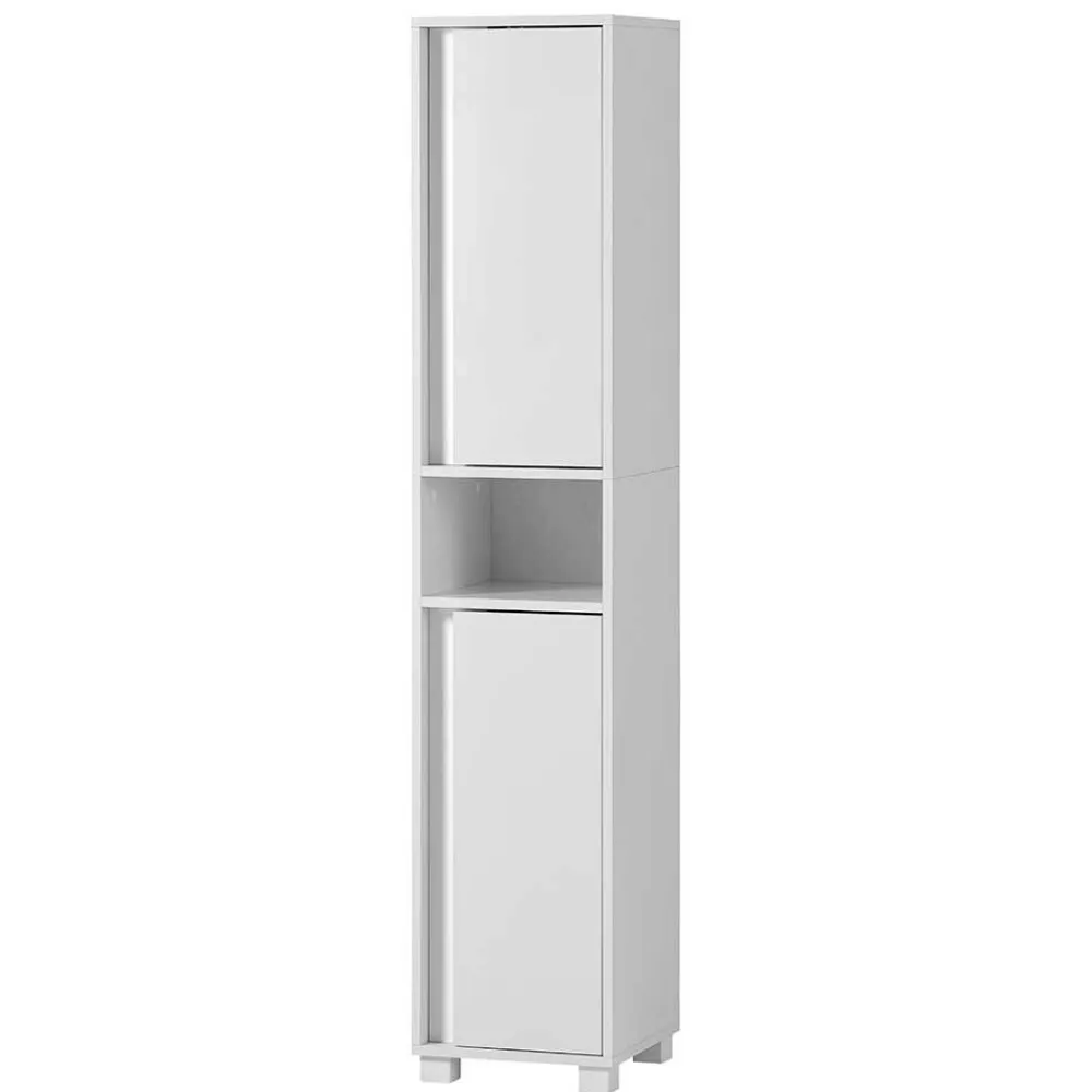 Wohnen Schränke<Weißer Badezimmerschrank 165 cm hoch - Seriacus