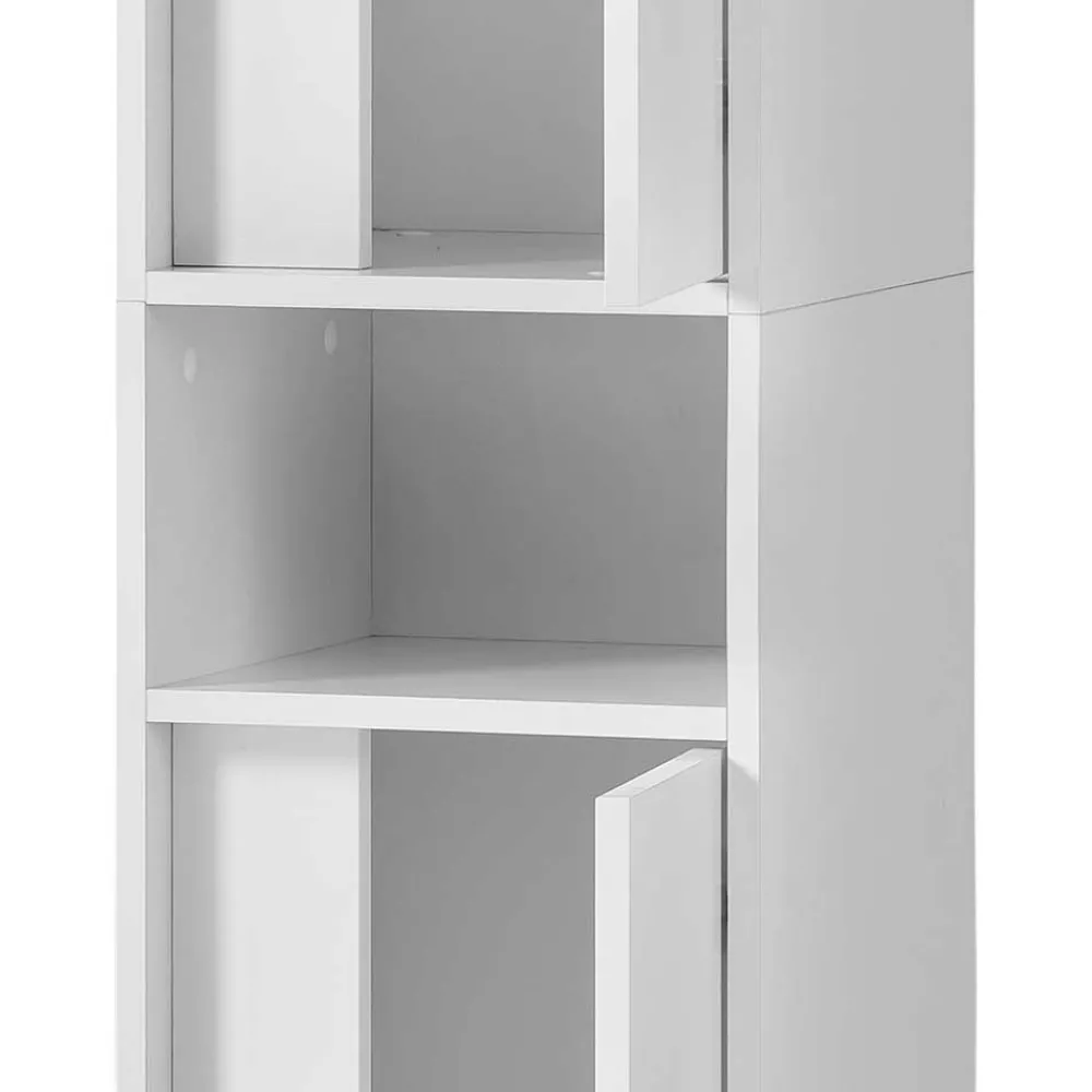 Wohnen Schränke<Weißer Badezimmerschrank 165 cm hoch - Seriacus