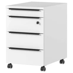 Wohnen Tische<Weißer Bürotisch manuell höhenverstellbar - Sparkle
