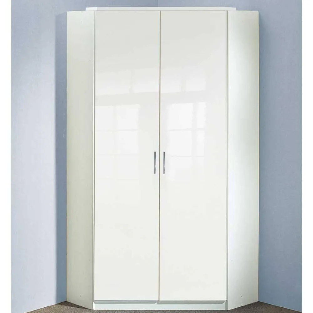 Wohnen Kleiderschränke<Weißer Kleiderschrank für die Ecke - Venture