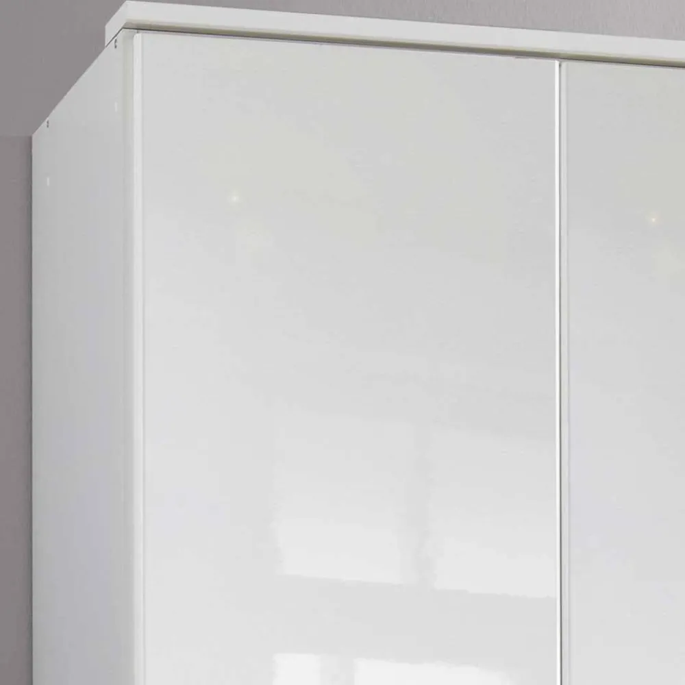 Wohnen Kleiderschränke<Weißer Kleiderschrank mit hochglänzender Front - Venture I