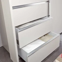 Wohnen Kleiderschränke<Weißer Kleiderschrank mit Schwebetüren - Brasatura