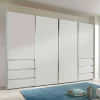 Wohnen Kleiderschränke<Weißer Kleiderschrank mit vier Schwebetüren - Bescaro