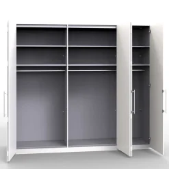 Wohnen Kleiderschränke<Weißer Schlafzimmer Schrank 3 türig - Donpiave