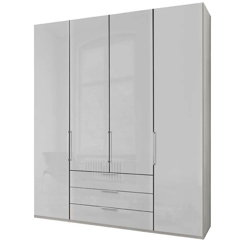 Wohnen Kleiderschränke|Schränke<Weißer Schlafzimmerschrank 3-türig - Rhoen