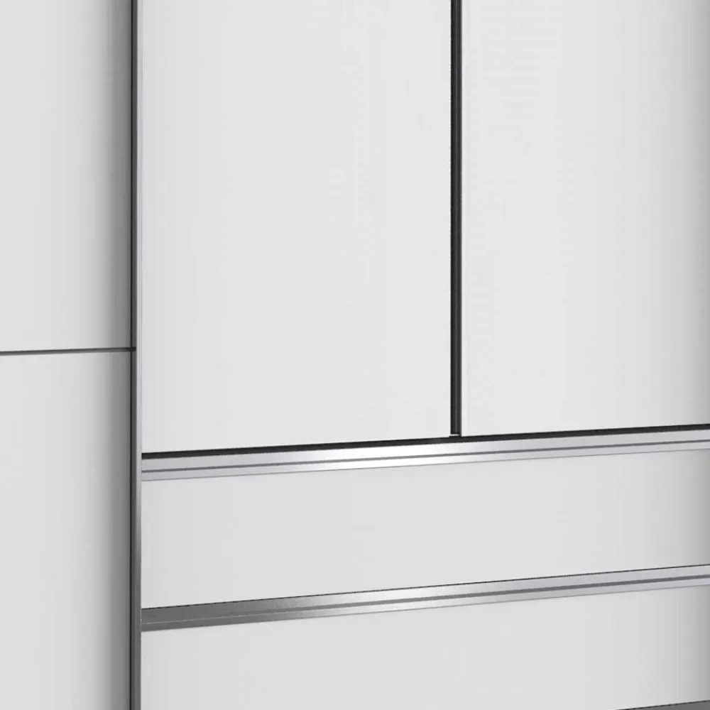 Wohnen Kleiderschränke<Weißer Schlafzimmerschrank in modernem Design - Gastruna