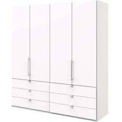 Wohnen Kleiderschränke|Schränke<Weißer Schlafzimmerschrank mit Falttüren - Donpiave