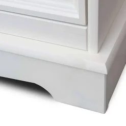 Wohnen Kleiderschränke|Schränke<Weißer Schlafzimmerschrank im Landhausstil - Indico