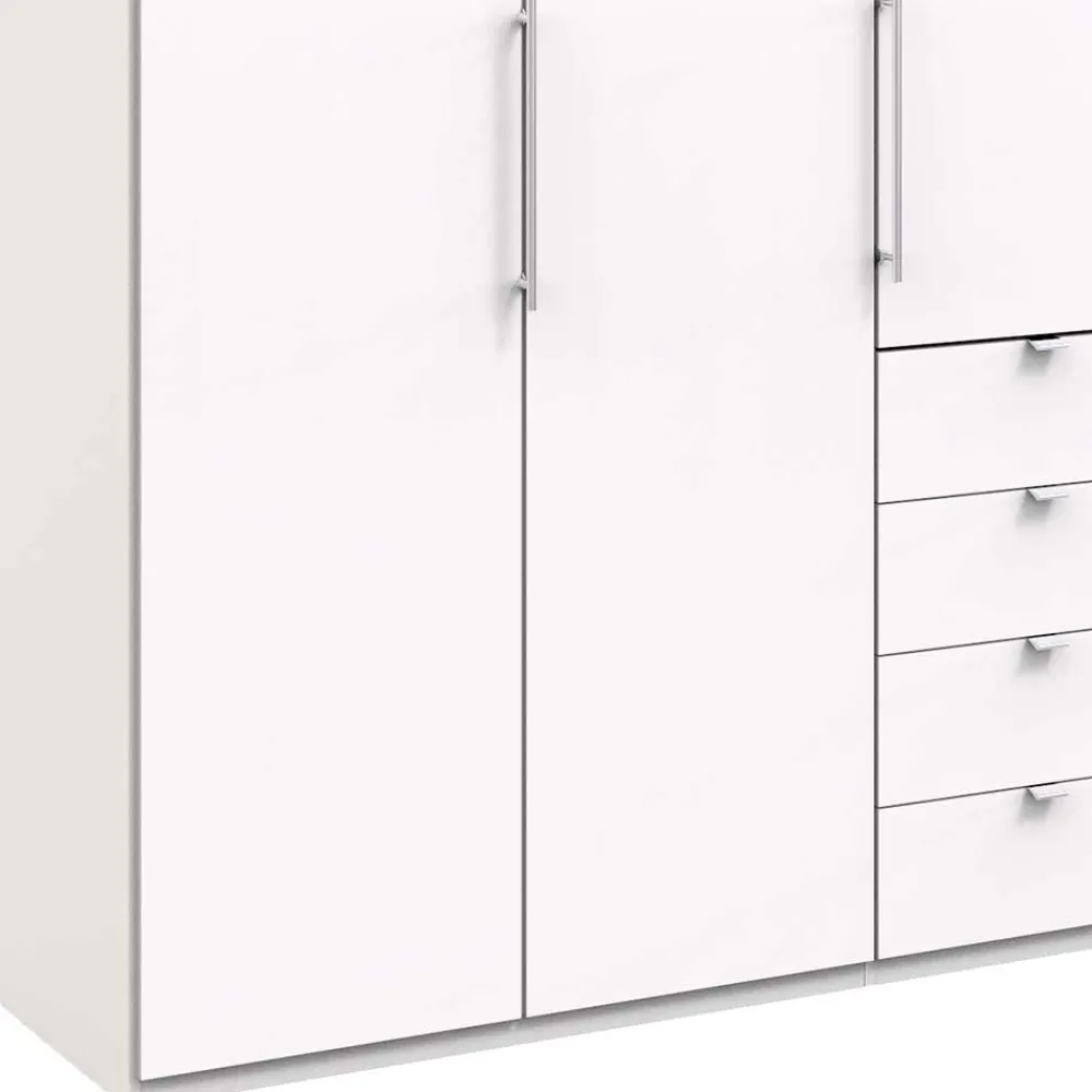 Wohnen Kleiderschränke|Schränke<Weißer Schrank für Kleidung mit Falttüren - Donpiave