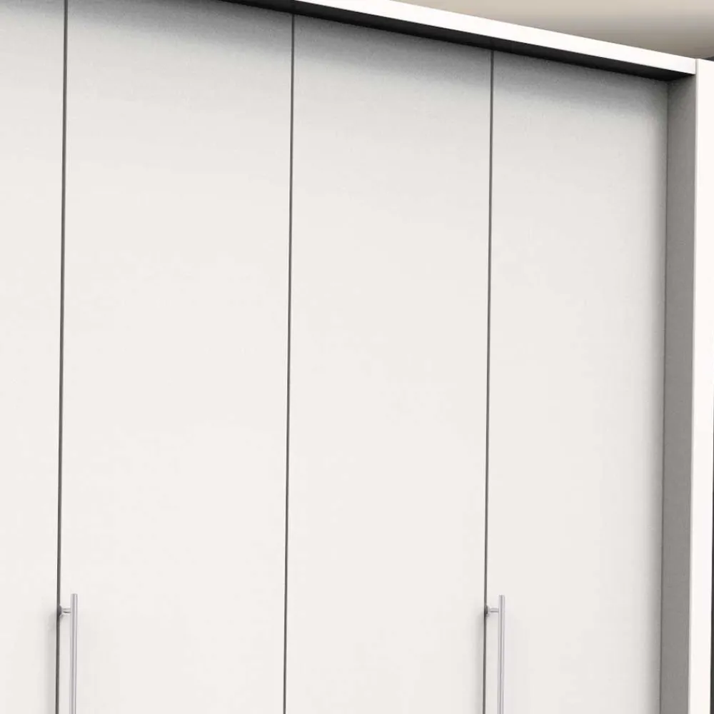 Wohnen Kleiderschränke|Schränke<Weißer Schrank für Kleidung mit Falttüren - Donpiave