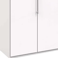 Wohnen Kleiderschränke|Schränke<Weißer Schrank mit zwei Falttüren & Tür - Donpiave