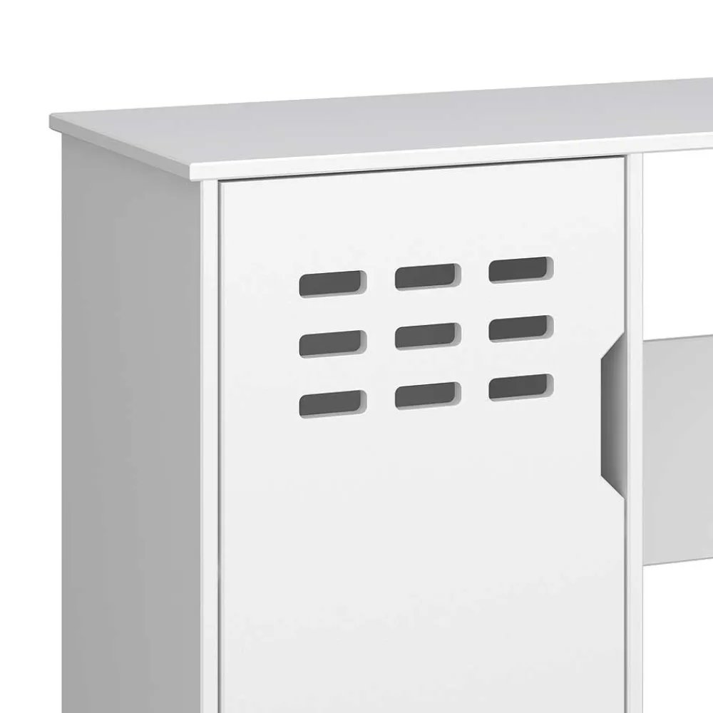 Wohnen Tische<Weißer Schreibtisch im Skandi Design - Naidlas