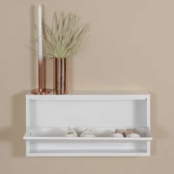 Wohnen Schränke<Weißer Schuhschrank für die Wandmontage - Vitalrov