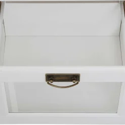 Wohnen Schränke<Weißes Buffet Schrank aus Kiefer massiv - Akbelev