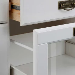 Wohnen Schränke<Weißes Buffet Schrank aus Kiefer massiv - Akbelev