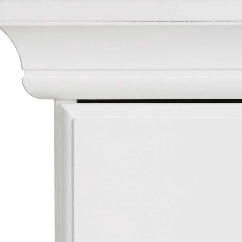 Wohnen Schränke<Weißes Buffet Schrank aus Kiefer massiv - Akbelev