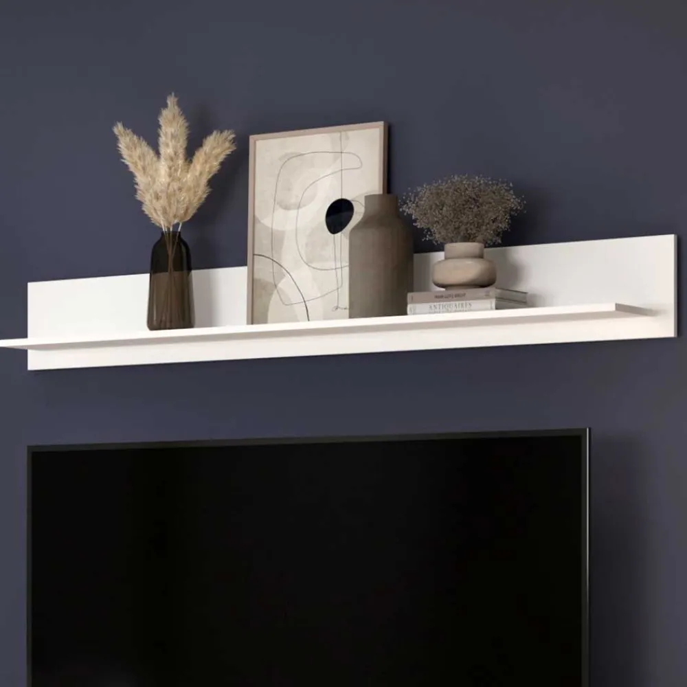 Wohnen Regale<Weißes Hängeboard in 170 cm Breite - Gomata