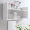 Wohnen Regale<Weißes Holzregal für die Wandmontage - Barne