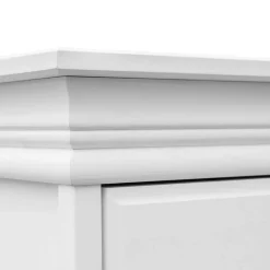 Wohnen Betten<Weißes Landhausbett mit Schubladen - Presto