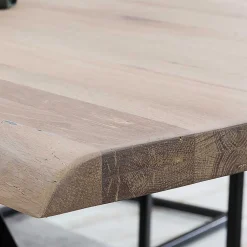 Wohnen Tische<White Wash Esszimmertisch mit Baumkante - Wieza