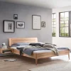 Wohnen Betten<Wildbuche Bett mit 140 cm Breite modern - Sesedra