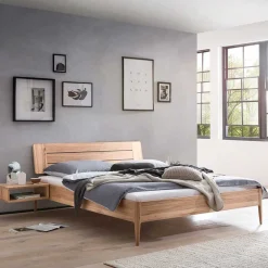 Wohnen Betten<Wildbuche Bett mit 140 cm Breite modern - Sesedra