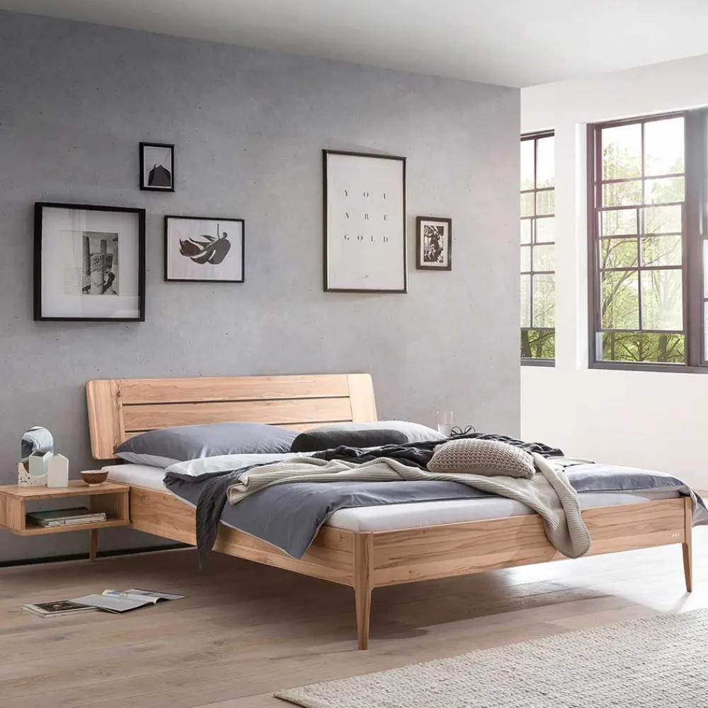 Wohnen Betten<Wildbuche Bett mit 140 cm Breite modern - Sesedra