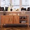Wohnen Tv & Hifi-Möbel|Lowboards<Wildbuche Lowboard mit zwei Fächern - Indrya