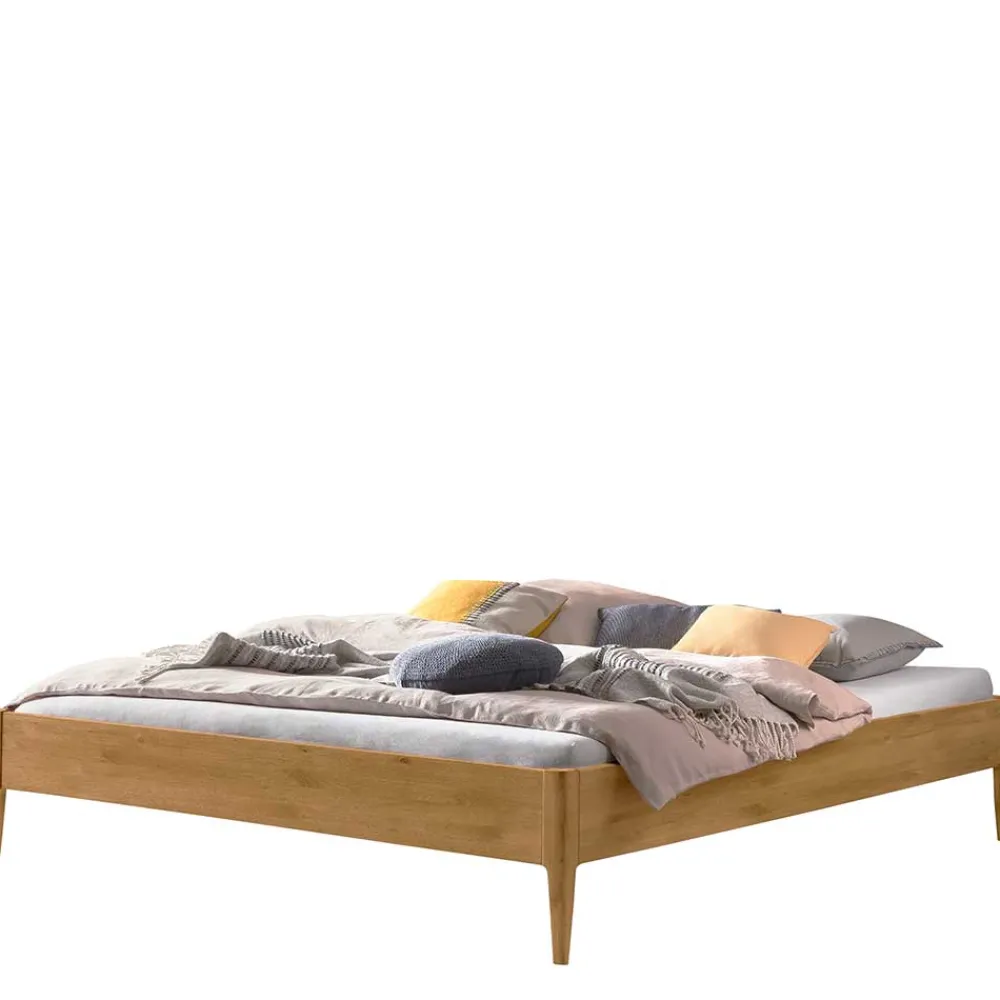 Wohnen Betten<Wildeiche Bett für Dachschrägen - Vinodoras