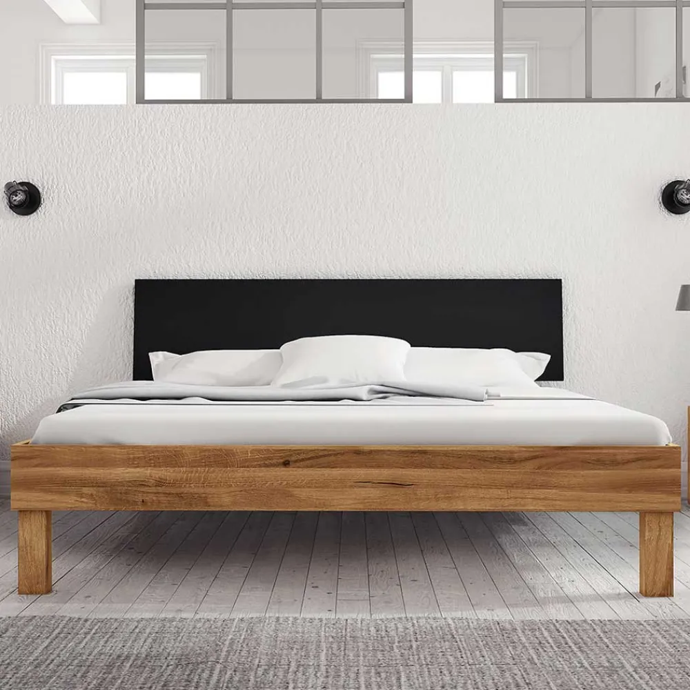 Wohnen Betten<Wildeiche Bett mit 190cm Länge - Olbysca