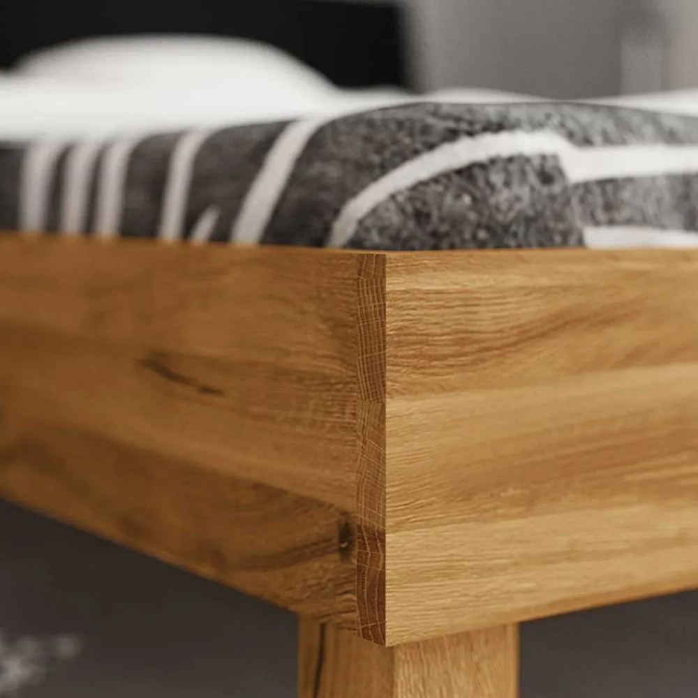 Wohnen Betten<Wildeiche Bett mit 190cm Länge - Olbysca