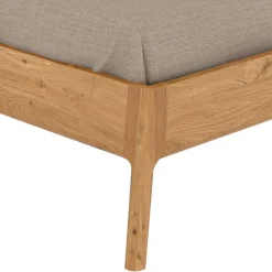 Wohnen Betten<Wildeiche Bettgestell mit Holzkopfteil - Lugos