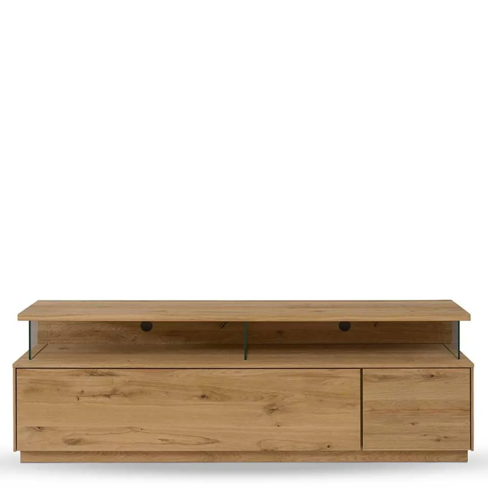 Wohnen Tv & Hifi-Möbel|Lowboards<Wildeiche Board für TV mit einer Schublade & Tür - Obinson