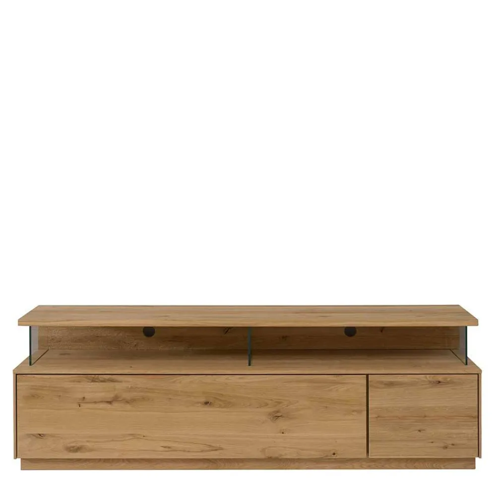 Wohnen Tv & Hifi-Möbel|Lowboards<Wildeiche Board für TV mit einer Schublade & Tür - Obinson