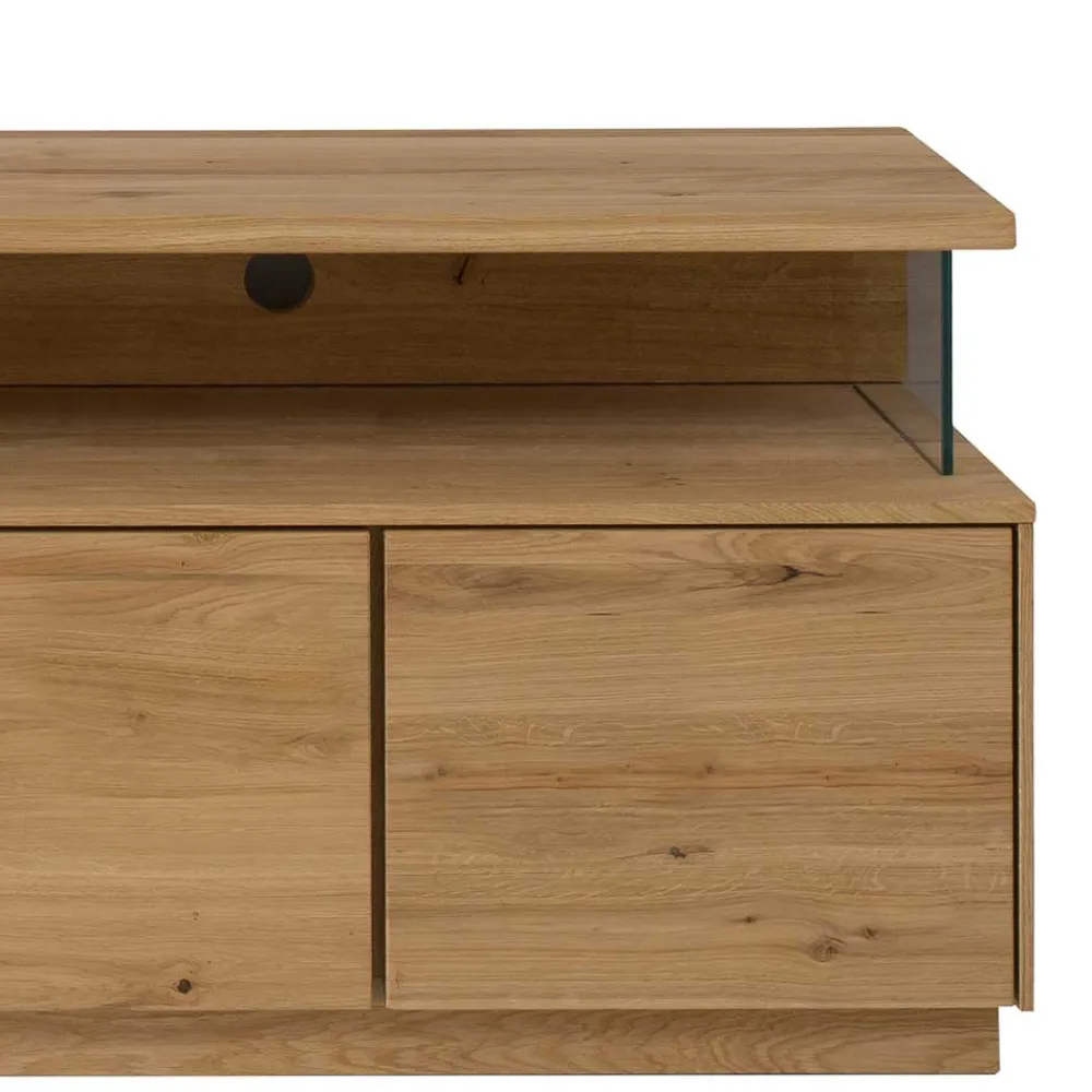 Wohnen Tv & Hifi-Möbel|Lowboards<Wildeiche Board für TV mit einer Schublade & Tür - Obinson