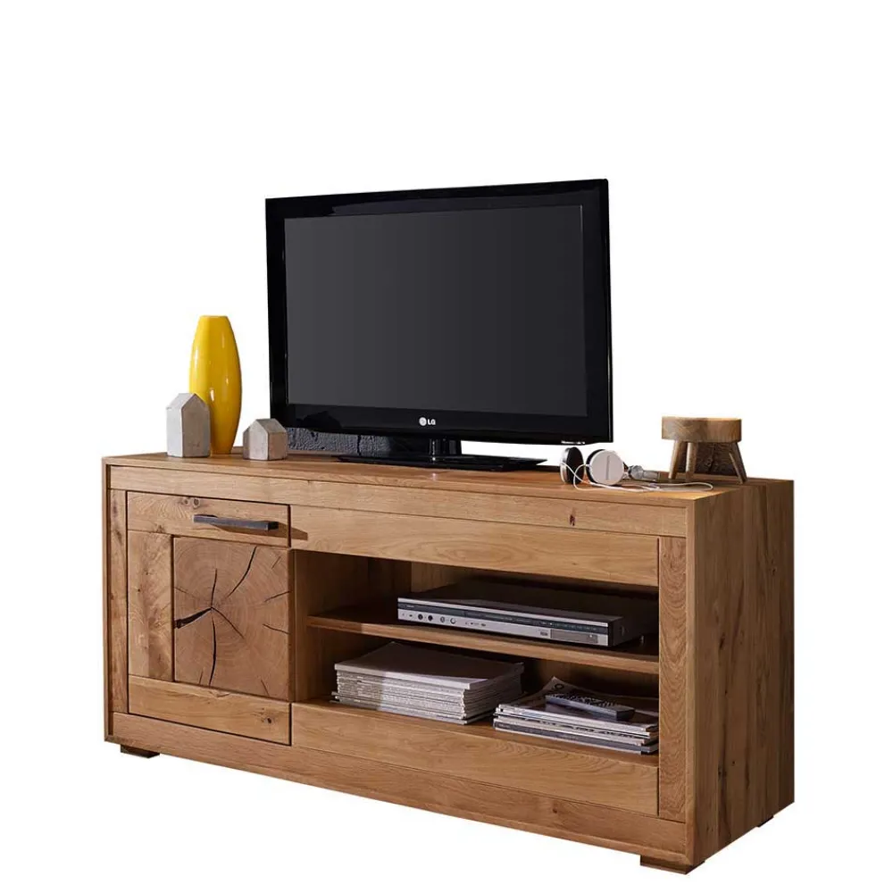 Wohnen Tv & Hifi-Möbel|Lowboards<Wildeiche Fernsehtisch Troncon mit 130 cm Breite