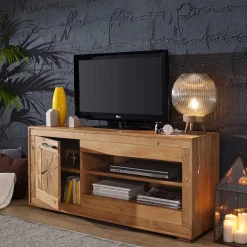 Wohnen Tv & Hifi-Möbel|Lowboards<Wildeiche Fernsehtisch Troncon mit 130 cm Breite