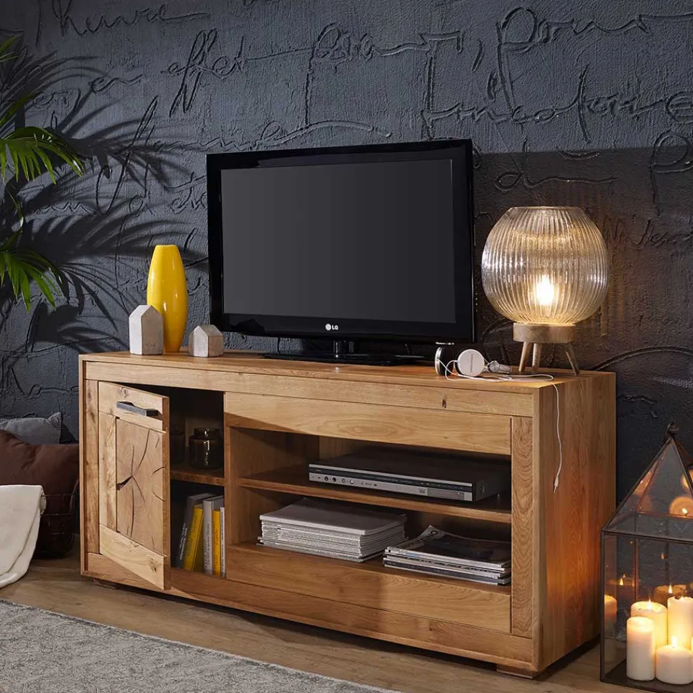 Wohnen Tv & Hifi-Möbel|Lowboards<Wildeiche Fernsehtisch Troncon mit 130 cm Breite