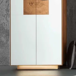 Wohnen Garderoben<Wildeiche Flur Möbel Kombi - Mandrey (fünfteilig)