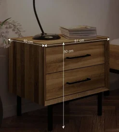 Wohnen Betten<Wildeiche Holzbett für Dachzimmer - Kerfa