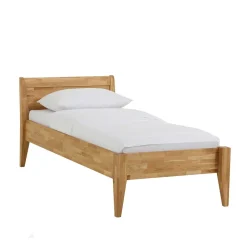 Wohnen Betten<Wildeiche Holzbett Homlet mit Komforthöhe