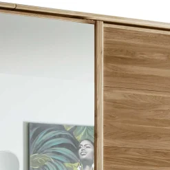Wohnen Kleiderschränke<Wildeiche Kleiderschrank mit 3 Schwebetüren - Divnoi
