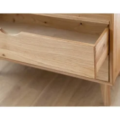 Wohnen Kleiderschränke<Wildeiche Kombi-Kleiderschrank massiv - Fabijola